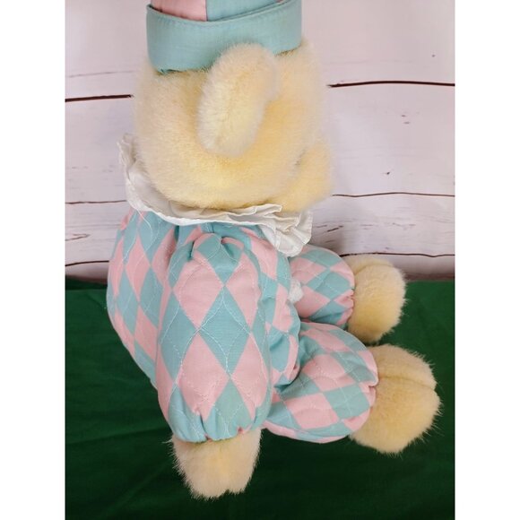 DAKIN Vtge Fraser Collection Baby Circus Bear Squishy Plush Blue Pink 18"‎ - Picture 2 of 6
